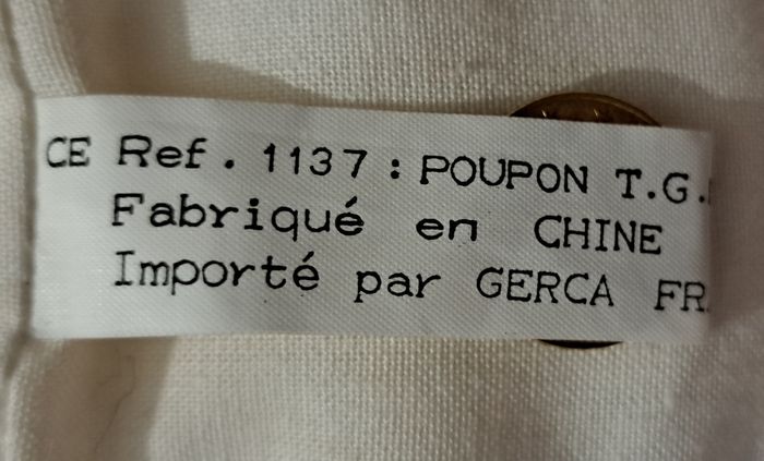 🪆 Ancien poupon clown 60cm - Gerca France - photo numéro 5