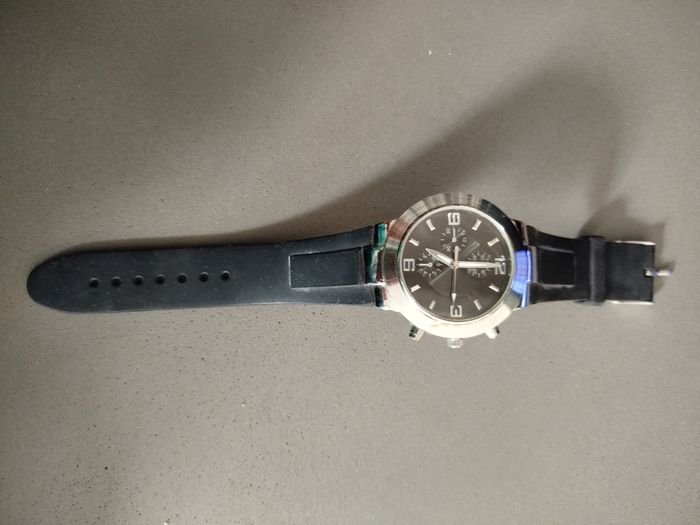 Montre homme sport noir argenté - photo numéro 3