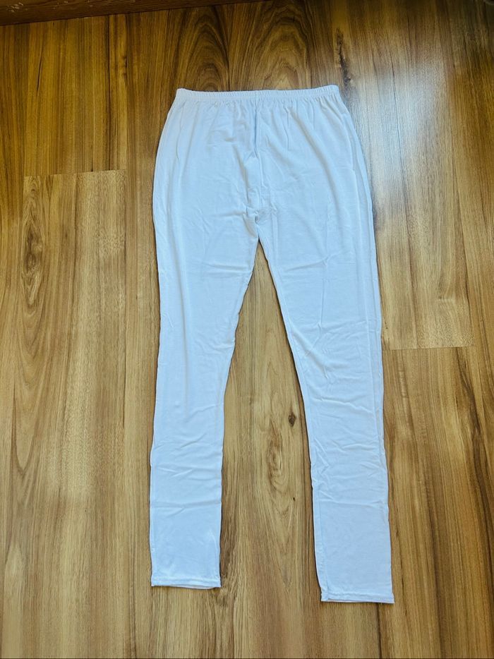 Legging blanc uni Boutique Indépendante Taille Unique