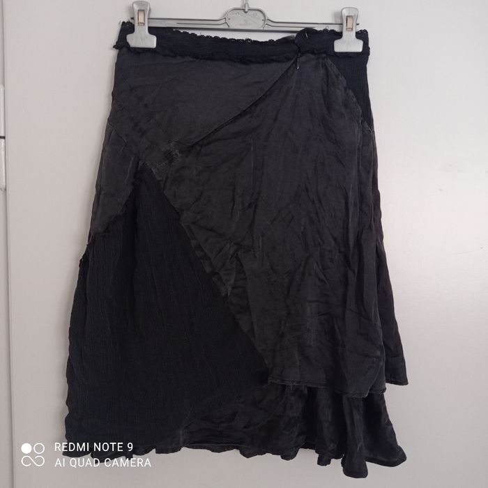 Jupe noire en soie t38 - photo numéro 2