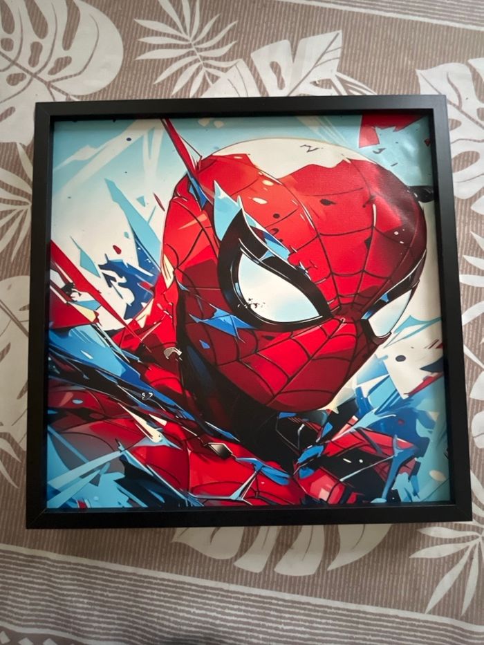 Cadre toile Spiderman, 42 × 42