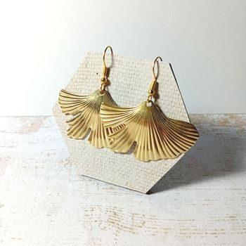 boucles d'oreilles dorées 