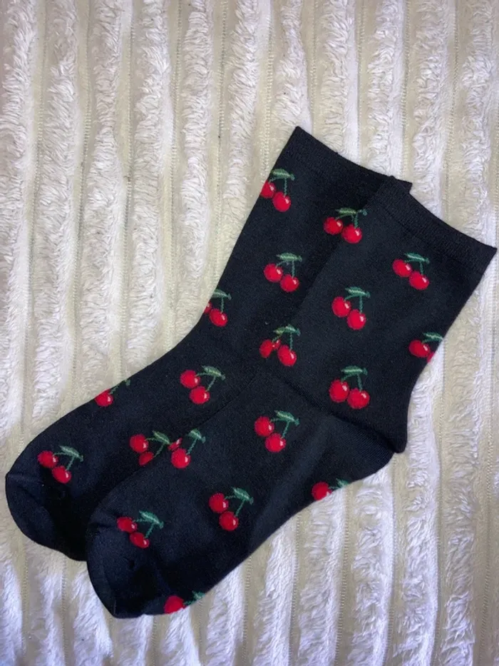 Chaussettes cerise