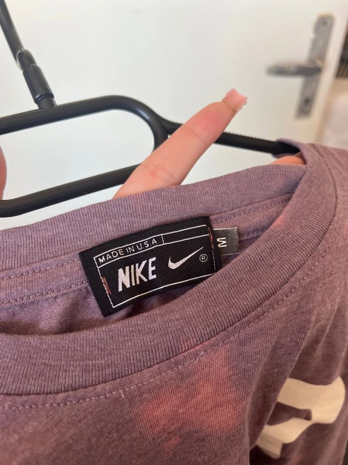 T-shirt Nike, violet, taille S - photo numéro 4