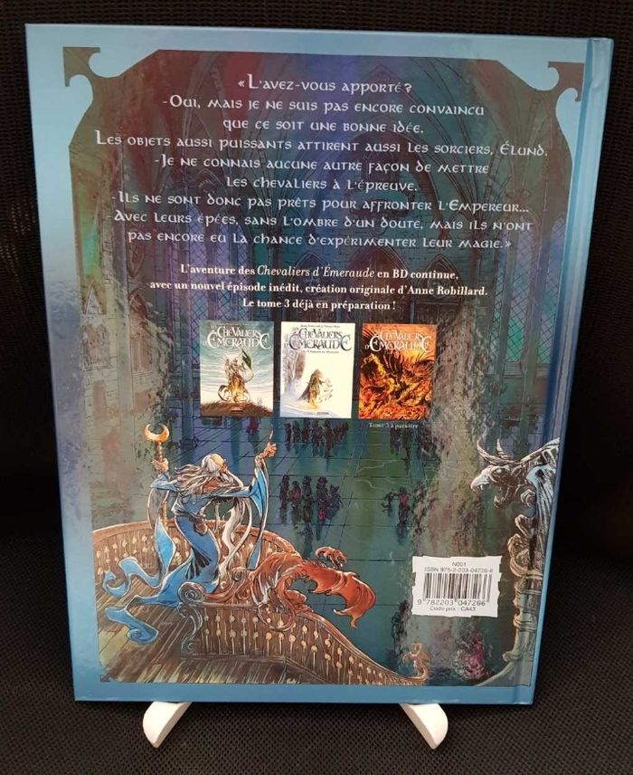 BD Chevaliers d'Émeraude (Les) - Lot Tome 1 et 2 - Anne Robillard - Tiburce Oger - Casterman - photo numéro 5