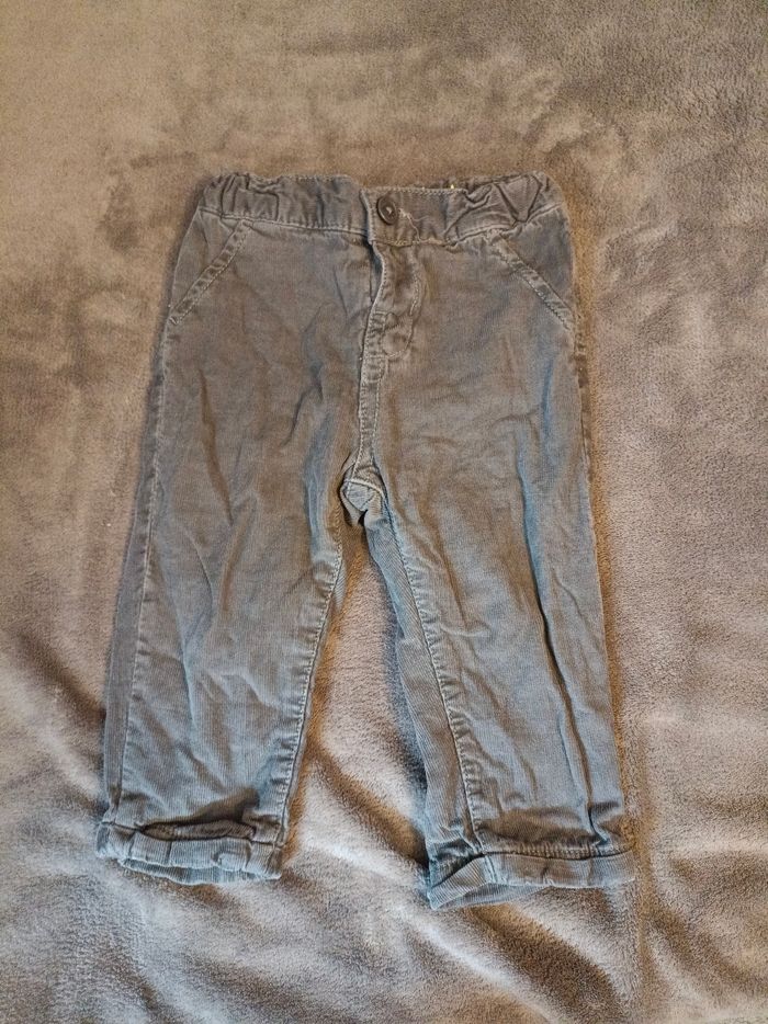Pantalon effet velours avec une doublure chaude