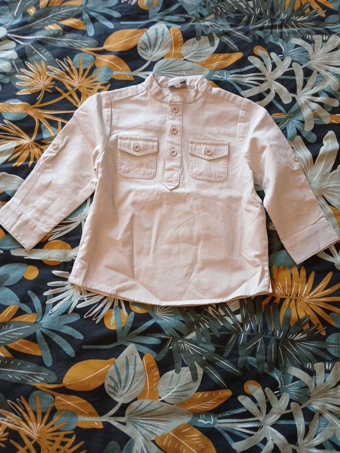 Chemise en lin verbaudet garçon 3 ans neuf - photo numéro 2