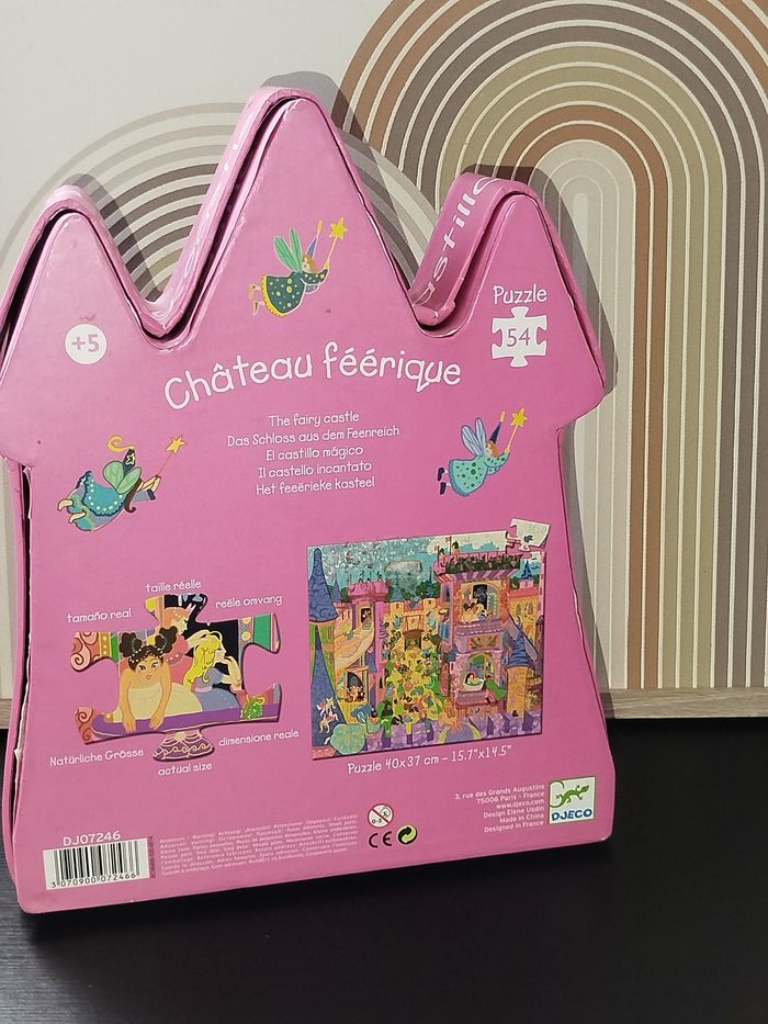 🟢 Djeco Puzzle  Château 🏰 féerique 54 pièces - photo numéro 3