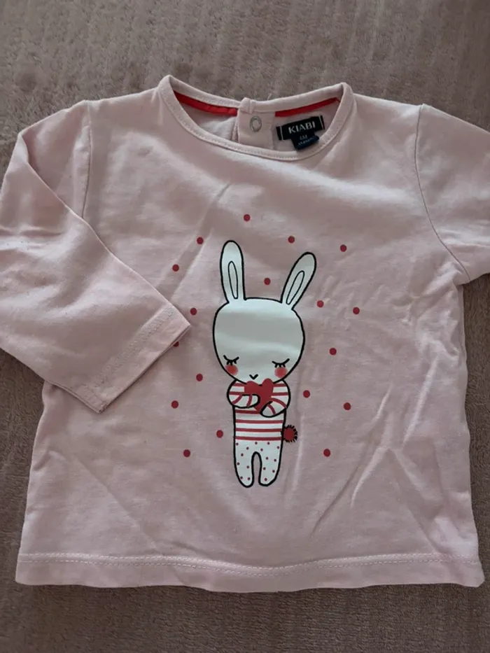 Lot de 6 t-shirts manches longues 6 mois - photo numéro 7