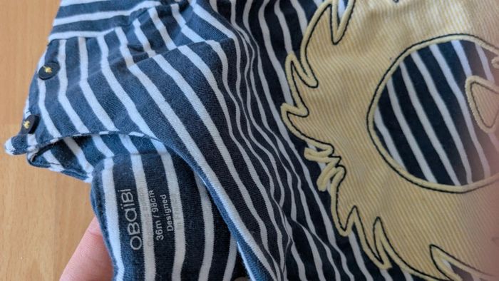 T-shirt ML okaidi 2/3ans - photo numéro 3