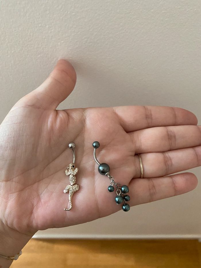 Piercing acier inoxydable lot