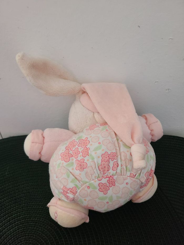 Kaloo collection Lilirose lapin boule rose vert fleur feuille - photo numéro 3