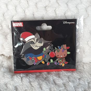 Pin Pin's Disney/Marvel Rocket et Groot Noël Christmas Disneyland Paris OE DLP
