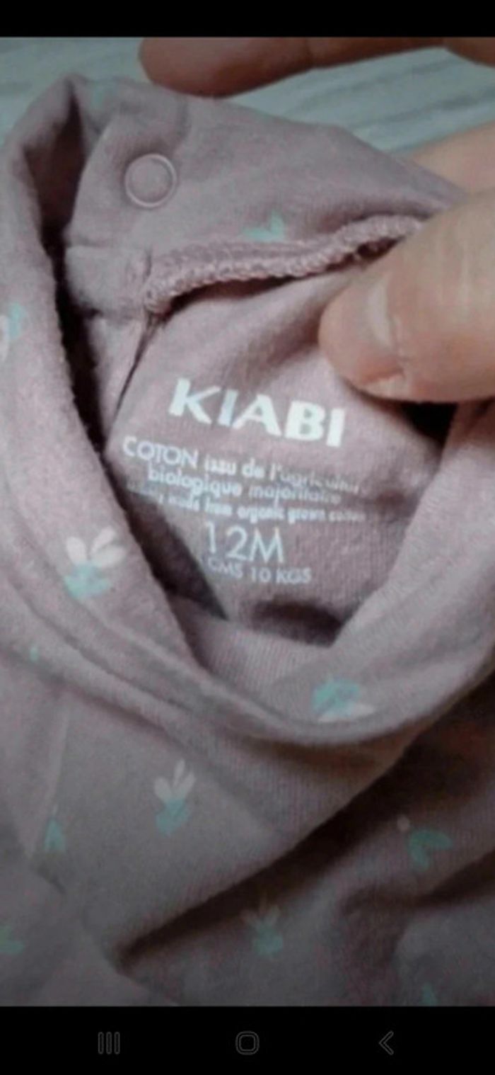 Lot de sous pull manches longues kiabi 12mois 74cm 👻 - photo numéro 4