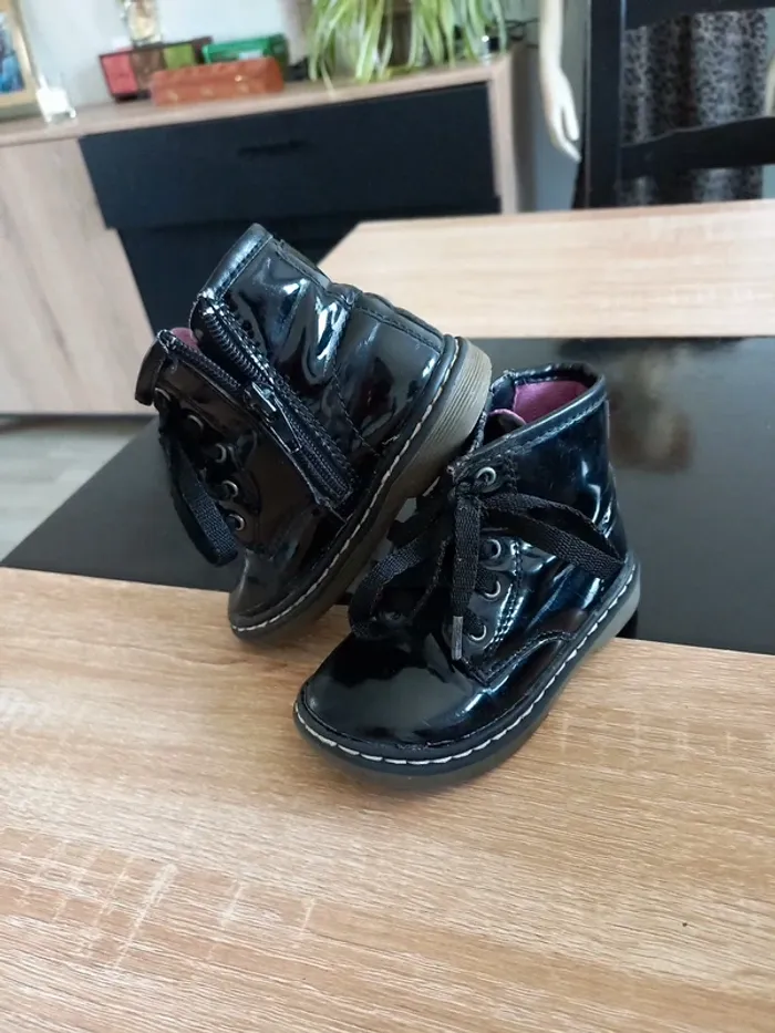 Chaussures noir vernis fille T23 - photo numéro 6