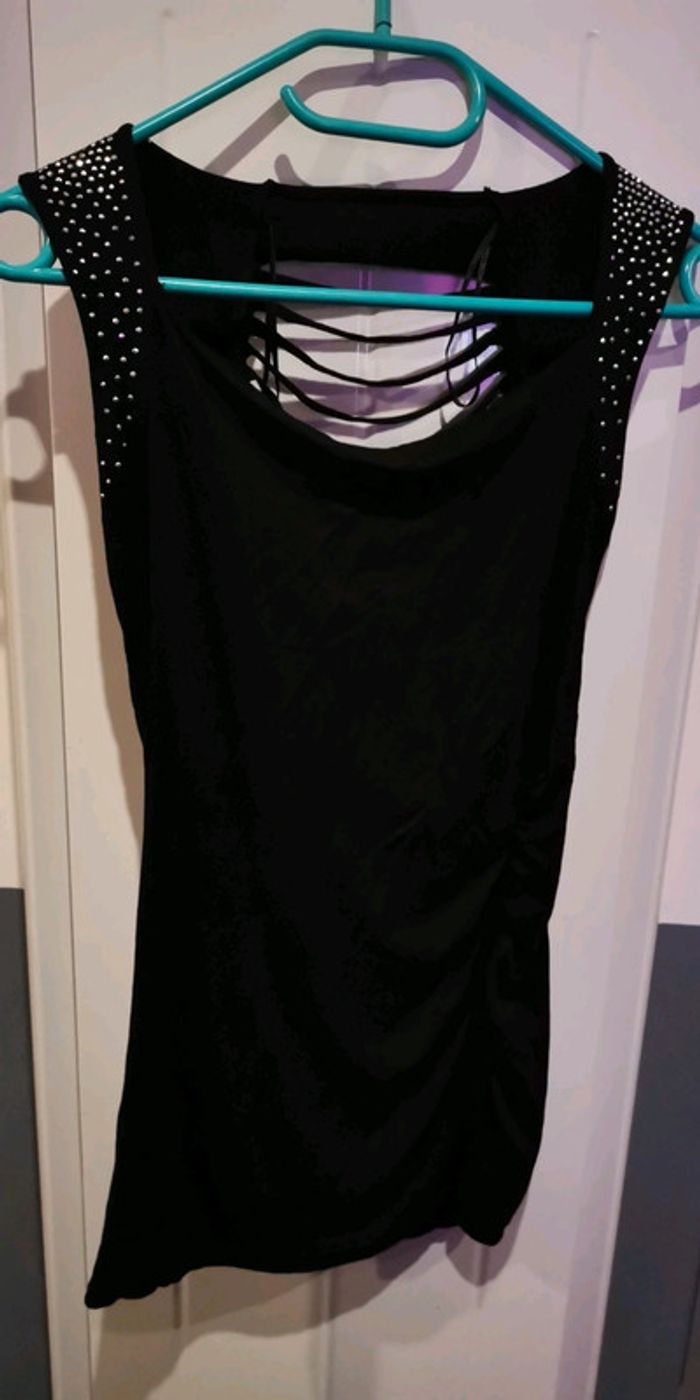 Tunique debardeur strass