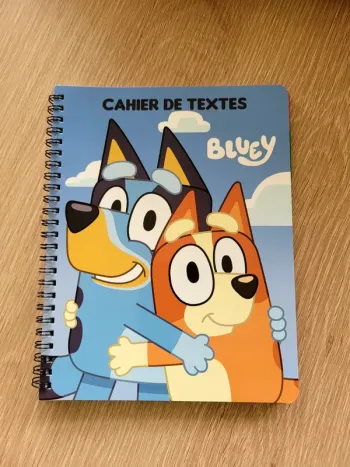 Cahier de texte bluey neuf maternelle primaire