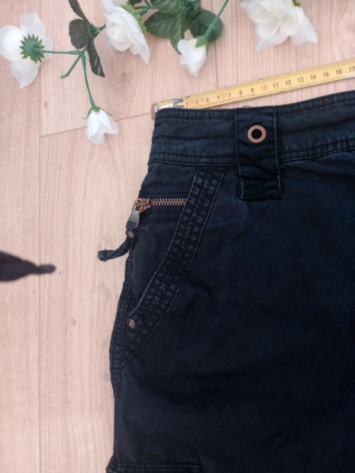 Jupe 40 noire type délavé c88 - photo numéro 8