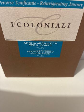 I Coloniali: Eau aromatique  Yuzu pour le corps 150ml