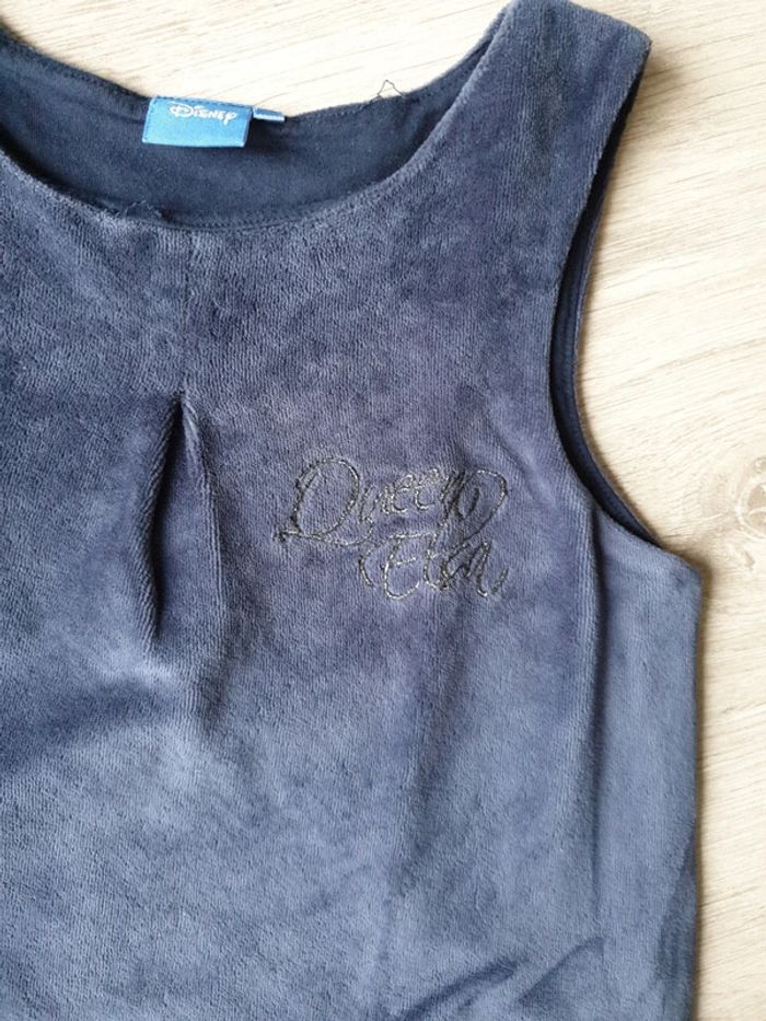 Robe velours Bleu Marine 7-8 ans - photo numéro 4