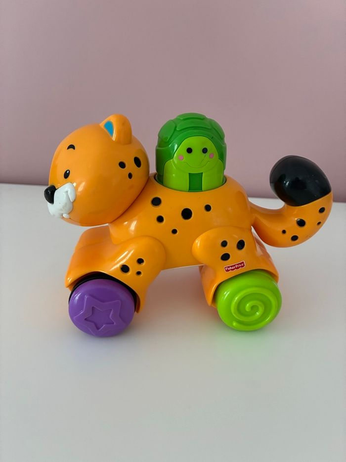 Guépard press and go Fisher price