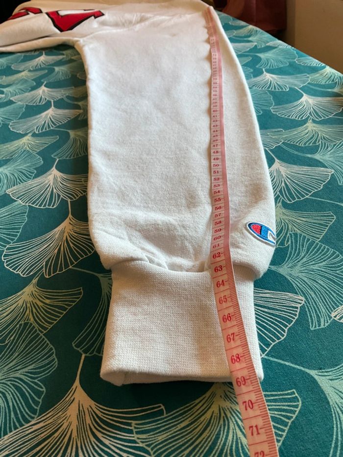 Sweat universitaire à col rond blanc pour homme Champion SUU taille S 252 - photo numéro 9