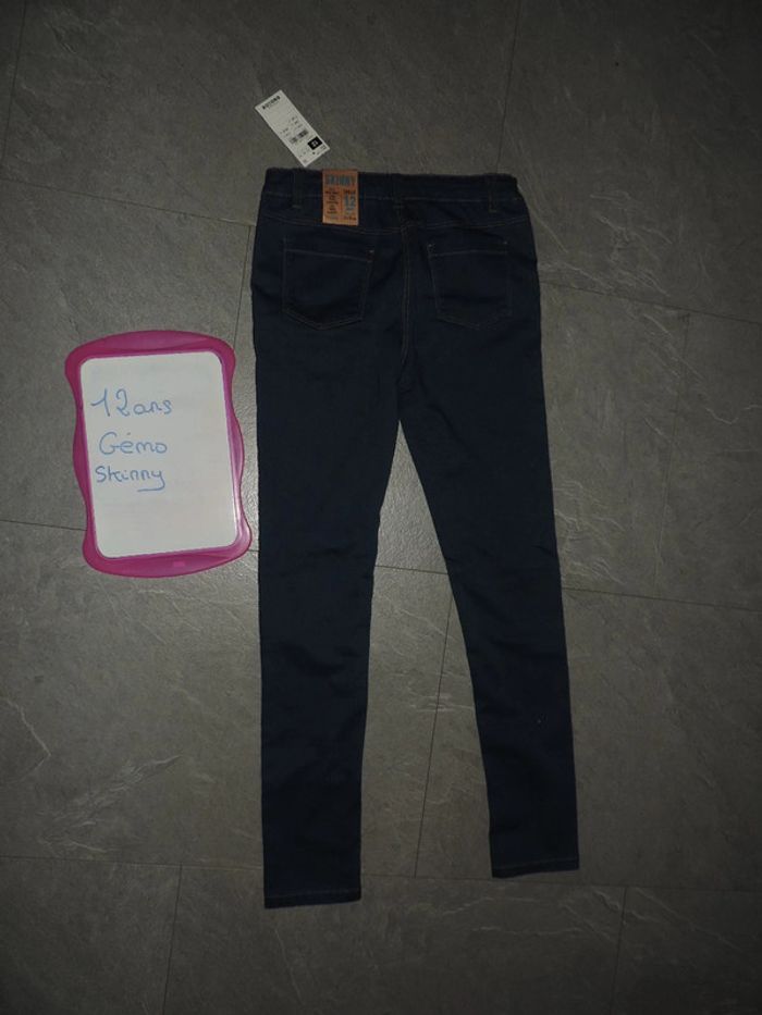 jeans skinny gémo taille 12 ans - photo numéro 3
