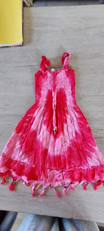 Robe rose d été courte et legère, 4 ans