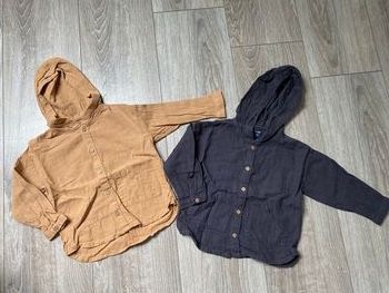 Lot de 2 chemises style Lin