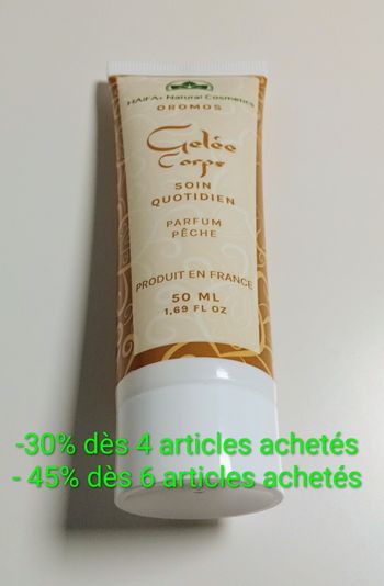 Gelée corps neuve - marque Haifa - 50ML - parfum pêche 