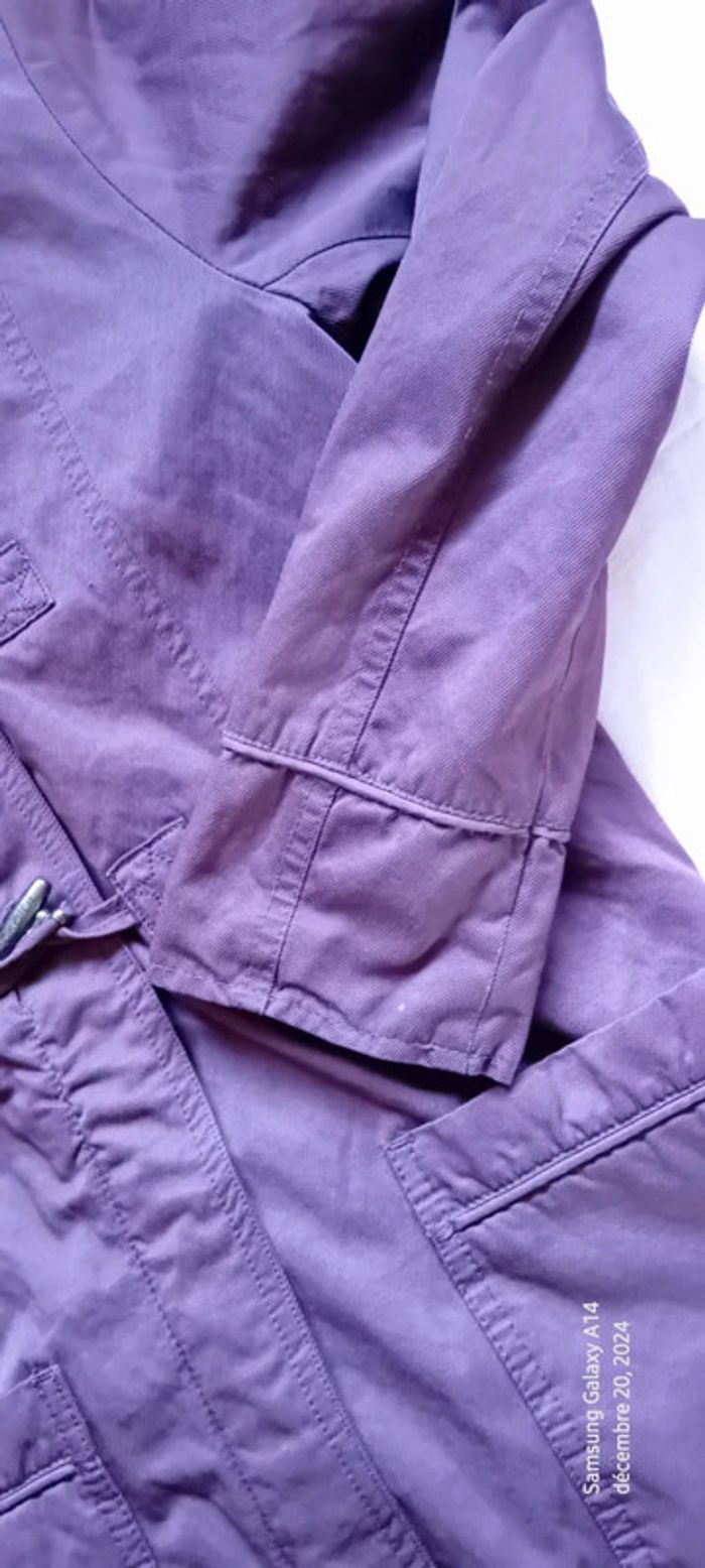 Manteau long style duffle coat prune neuf fille 12 ans okaïdi - photo numéro 9