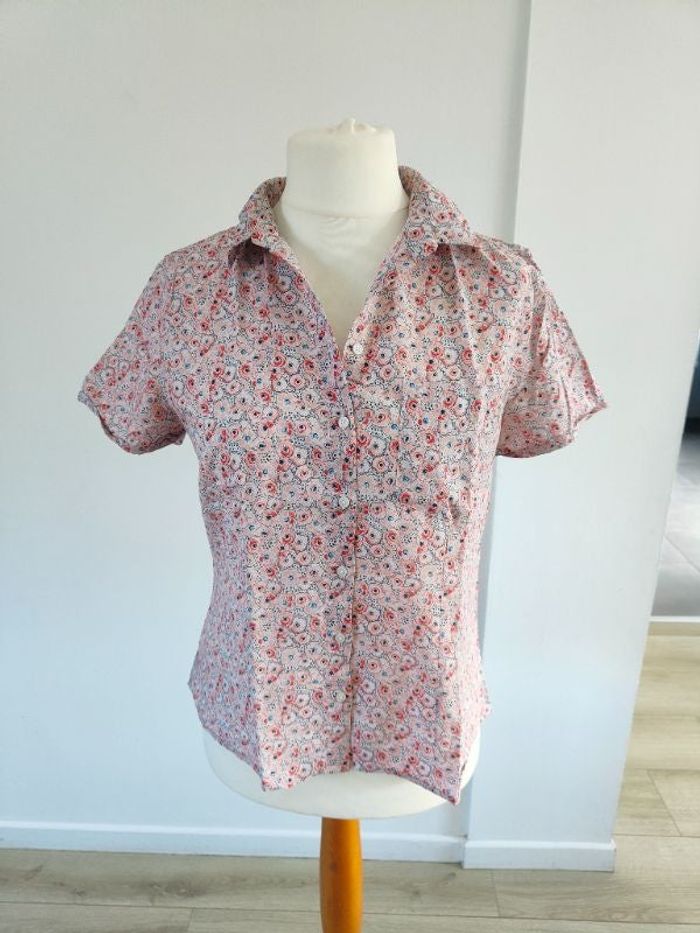 Chemise rose pâle 42