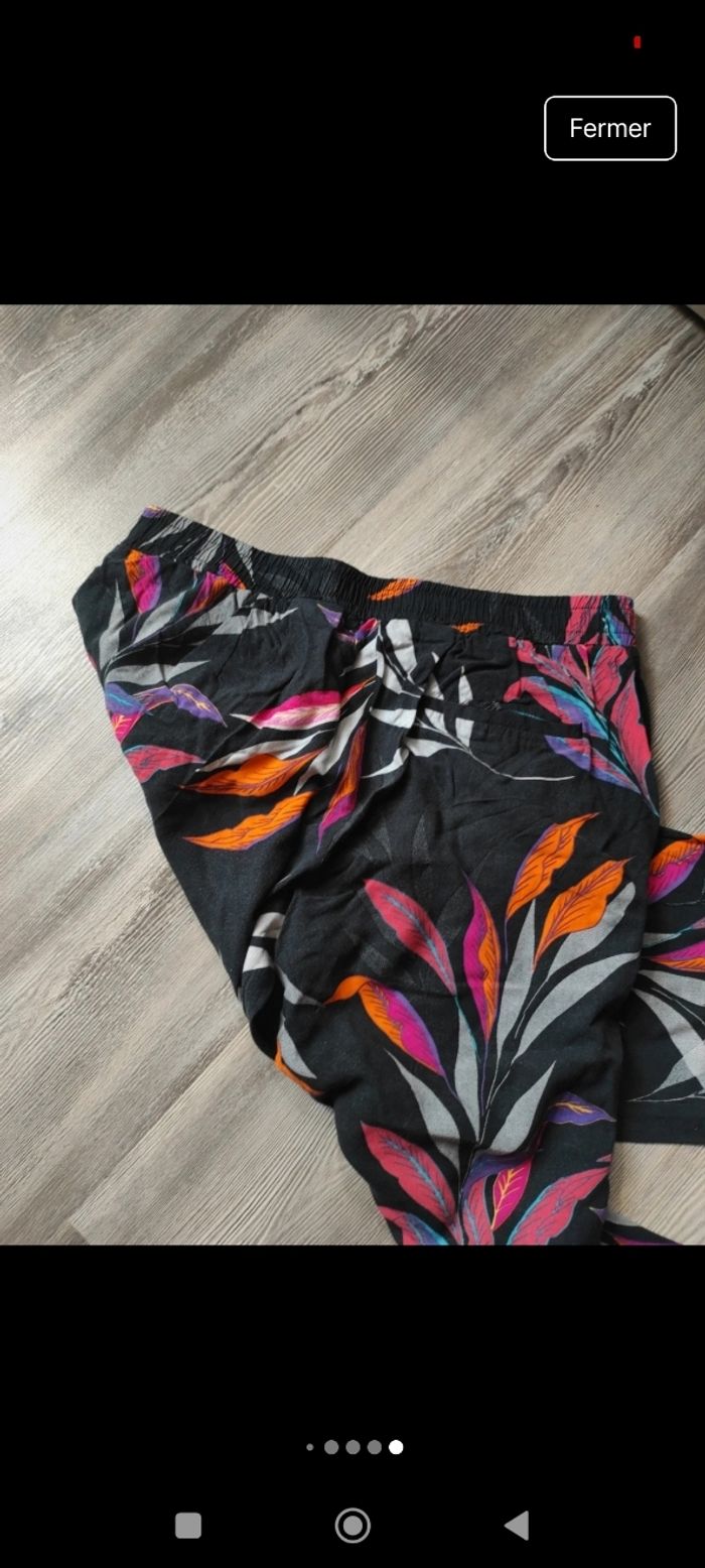 Pantalon fin femme Camaïeu imprimé - photo numéro 6