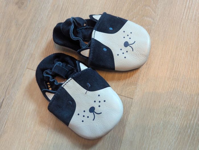 Chausson souples cuir Tape à l'oeil