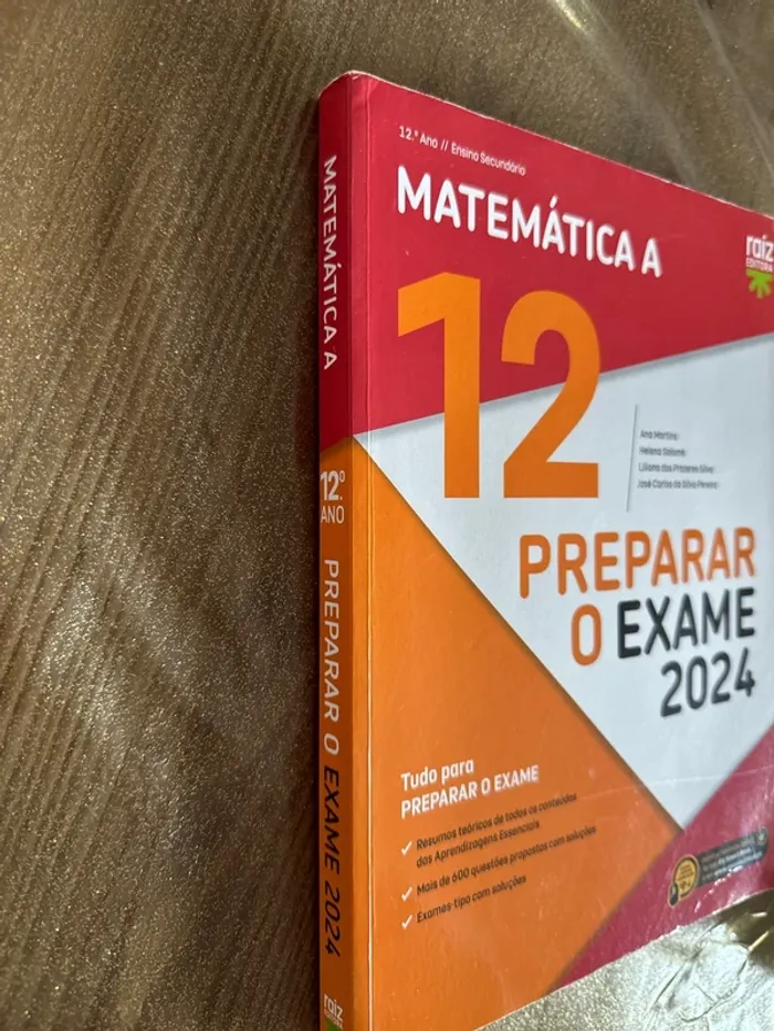 Livre matematica À 12 preparar o exame - photo numéro 2
