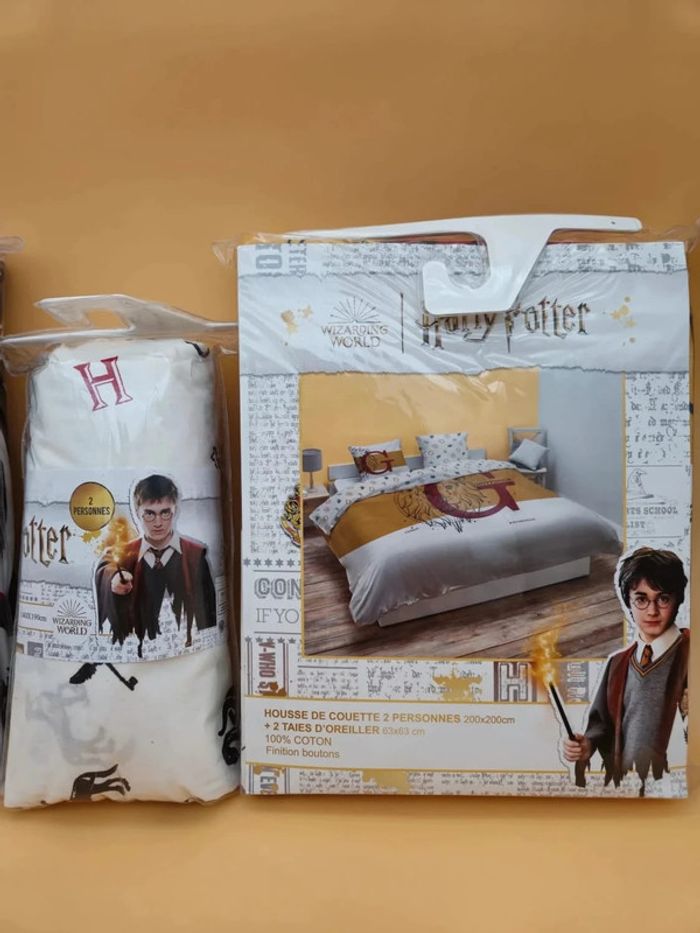 Lot Harry Potter – 2 parures + 2 draps housse - photo numéro 3