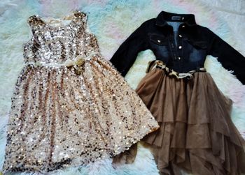 Lot 4 ans Disney belle chicaprie robe fashion 