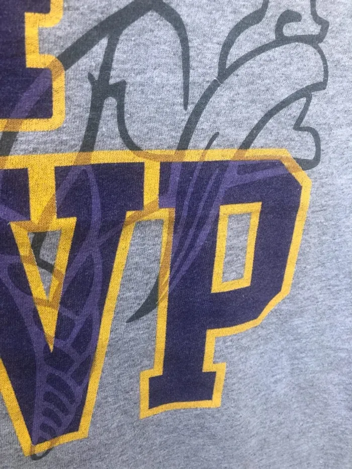 Reebok T-shirt NFL grey Minnesota Vikings Mens M - photo numéro 7