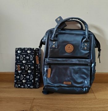 Sac à dos cabaïa S bleu irisé 