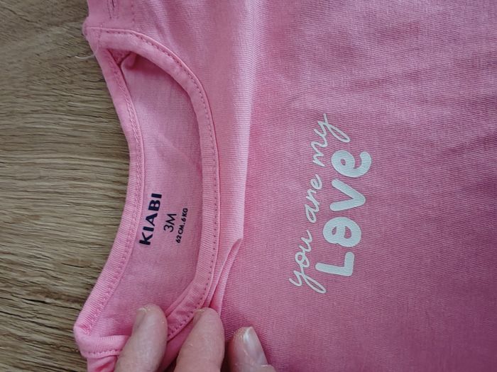 Lot de 2 tee shirts bébé fille 3 mois - photo numéro 3