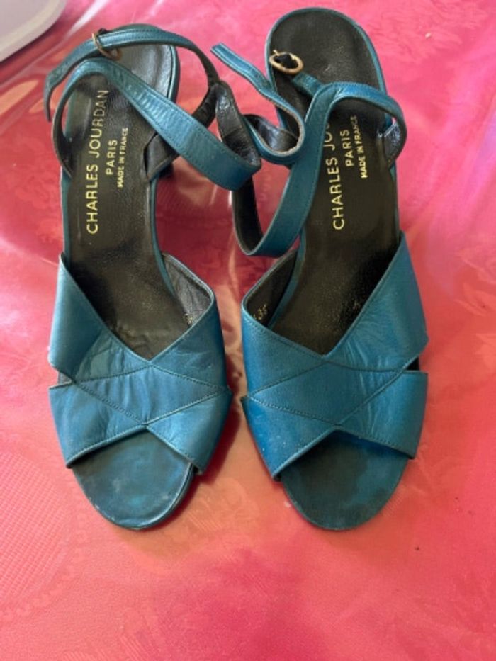 Sandale haut talon Charles Jourdan 37 1/2