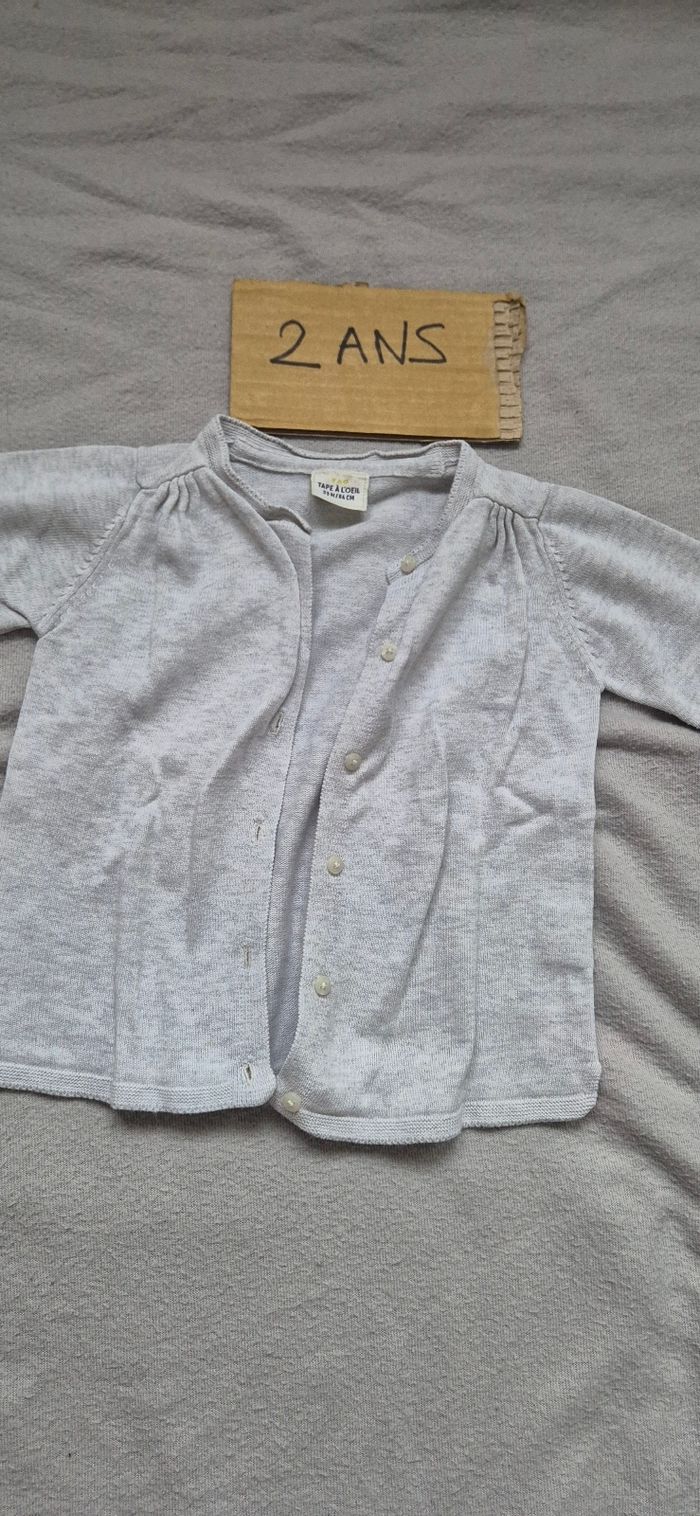 Gilet fille tape a l’œil 23 mois