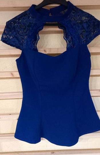 Tee shirt bleu roi
