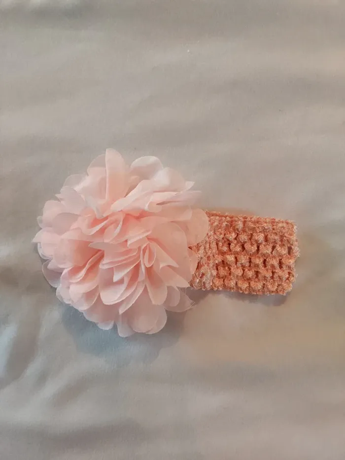 Bandeau large élastiques en mousseline neuf 0 a 3 ans inclus