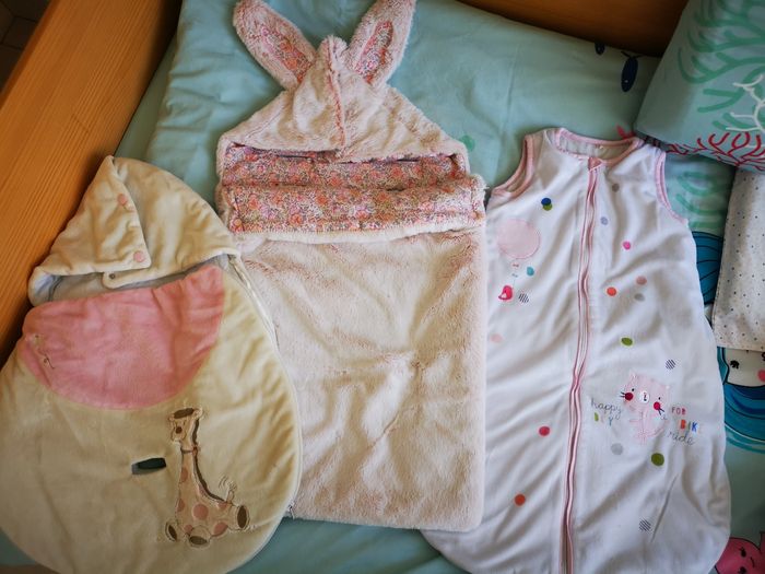 Lot de nid'ange et gigoteuse