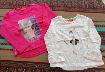 2  T  shirt  manches longues 3 ans