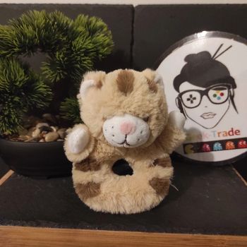 Doudou Knuffel Hochet Tigre Tiger Tex Carrefour Orange Marron   #geektradedoudou