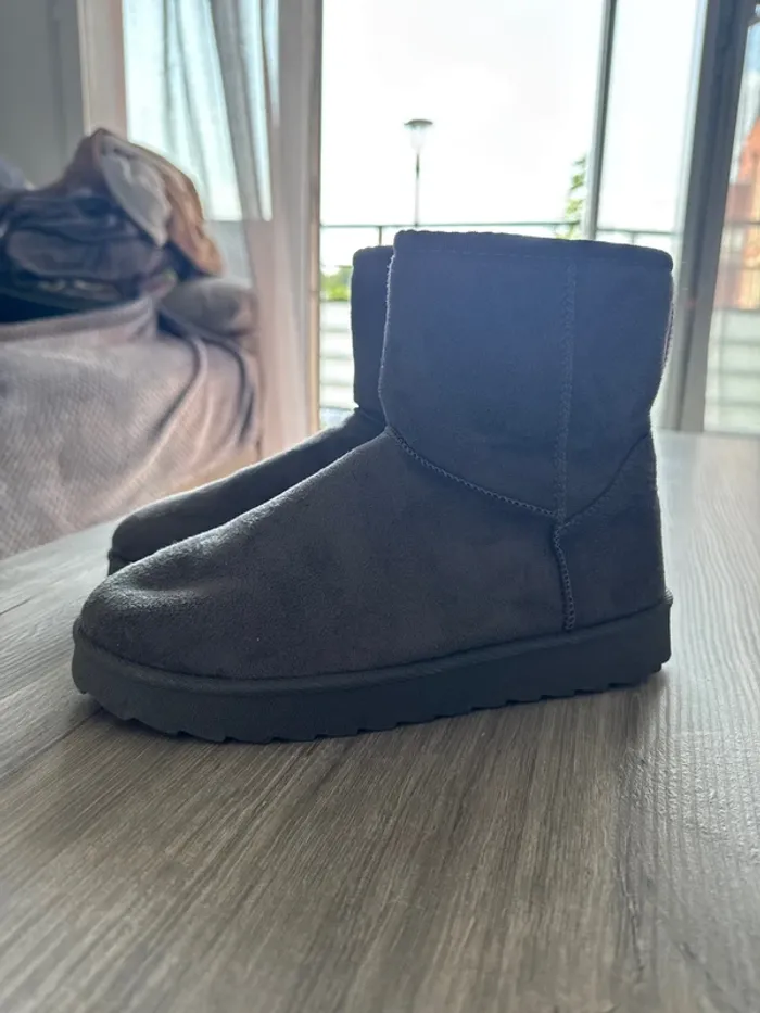 Bottes chaussons gris Primark - photo numéro 4