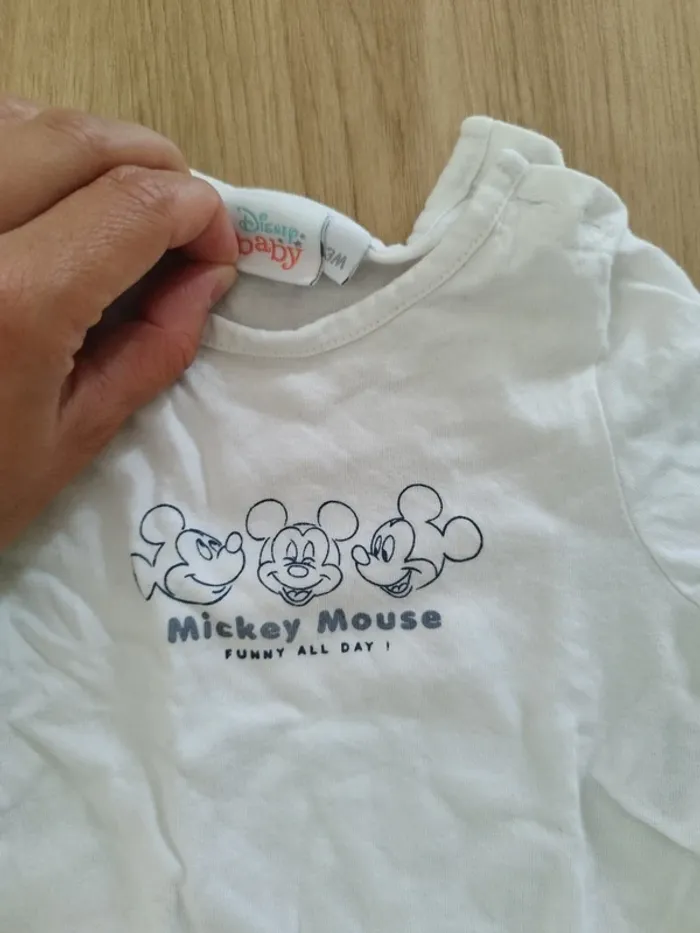 Tee shirt manches longues Mickey - photo numéro 2