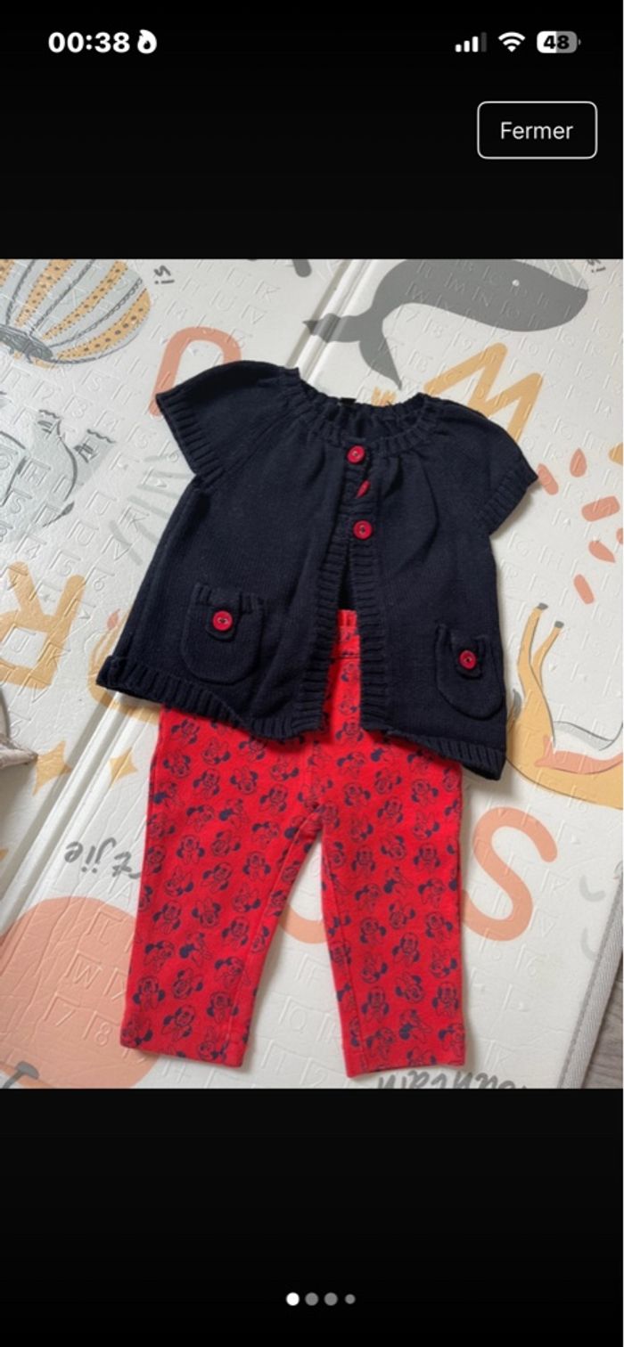 Lot de 3 ensembles 6 mois